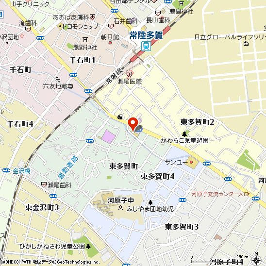 タイヤ館 ひたち多賀付近の地図